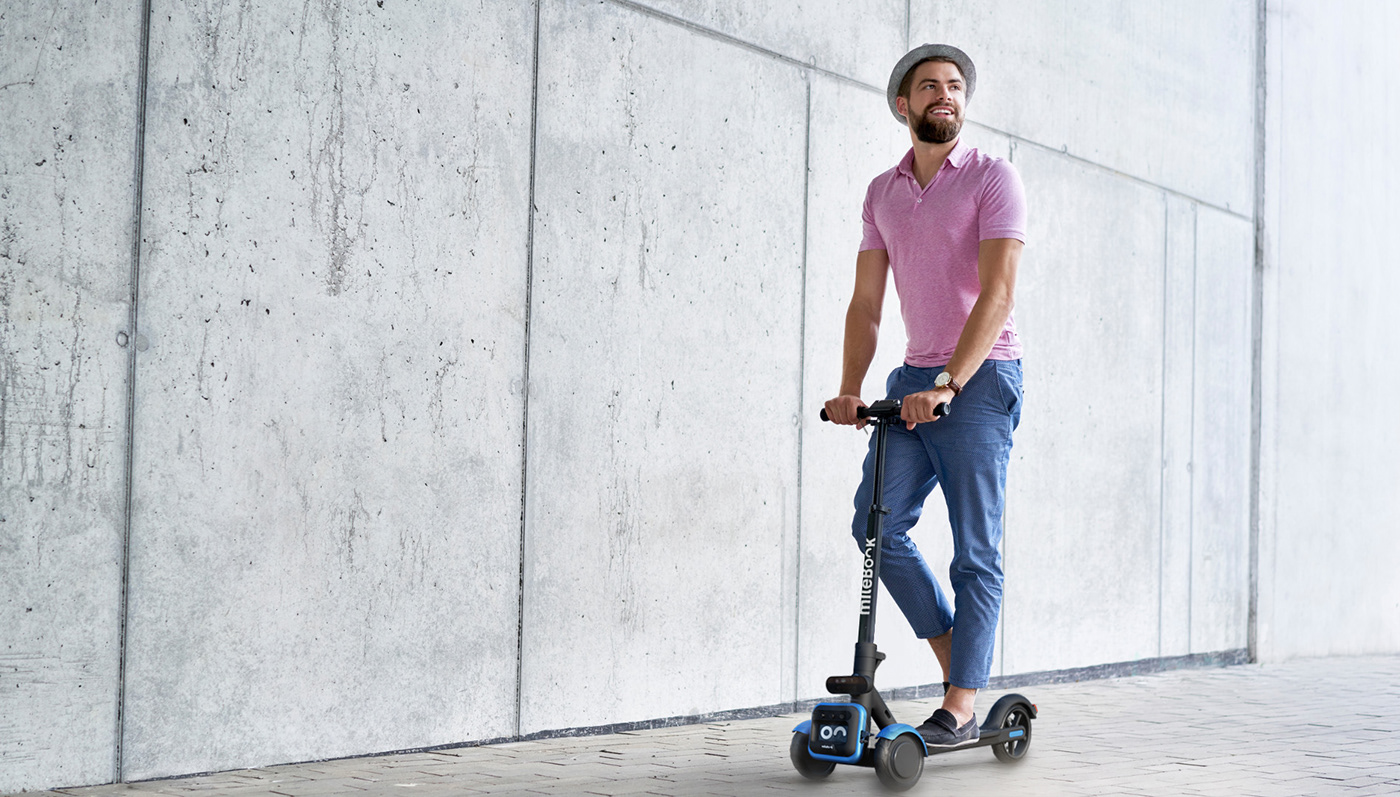 app delivery Last-Mile robot Scooter Self-driving scooter transportation Vehicle