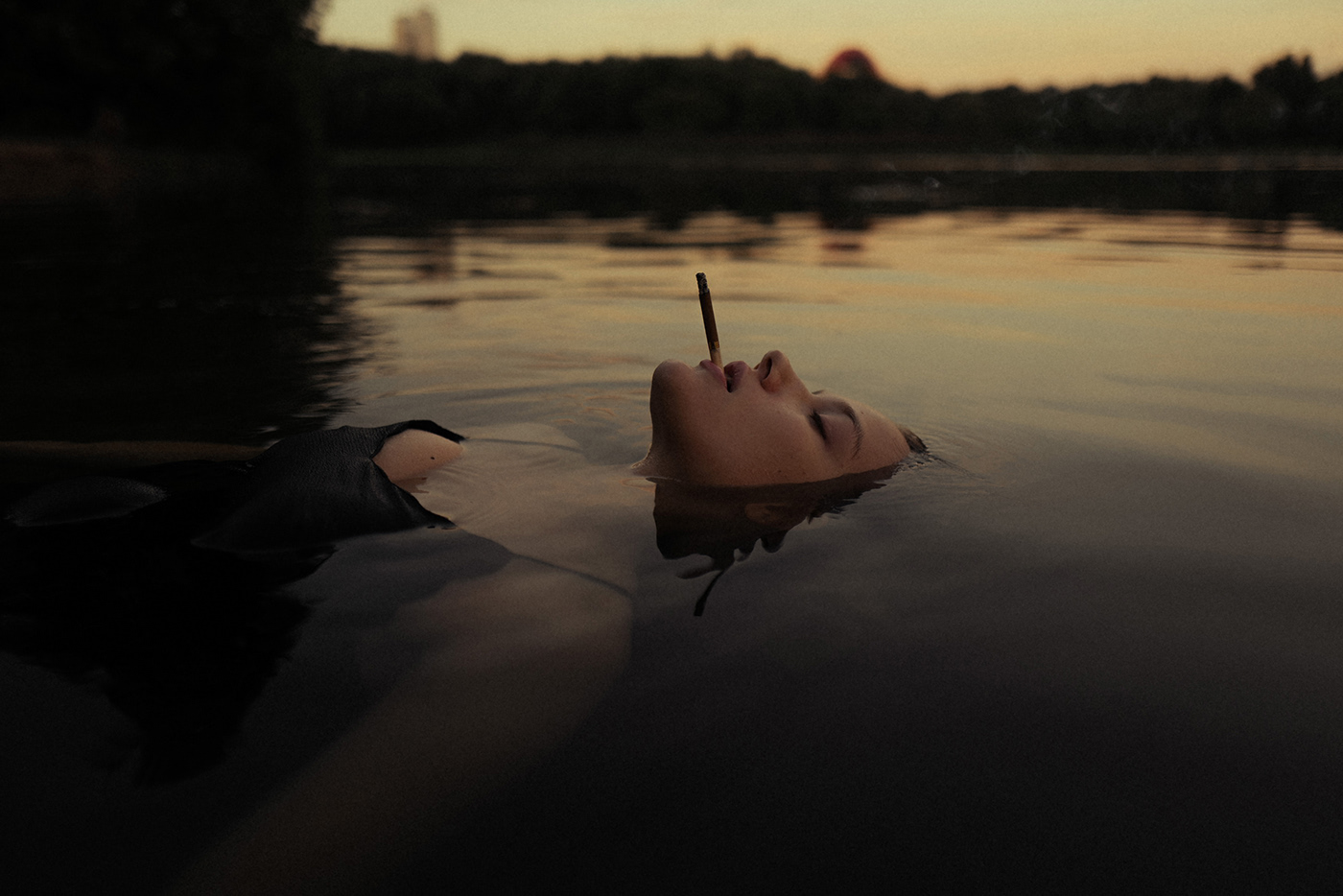 28mm lake Leica model photographer Photography  photoshoot portrait water woman