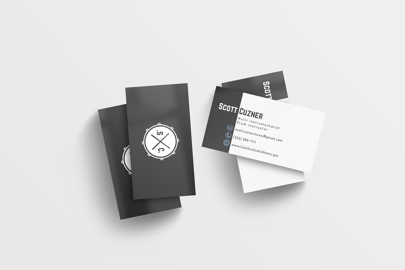 business cards design font graphic print Production mock-ups