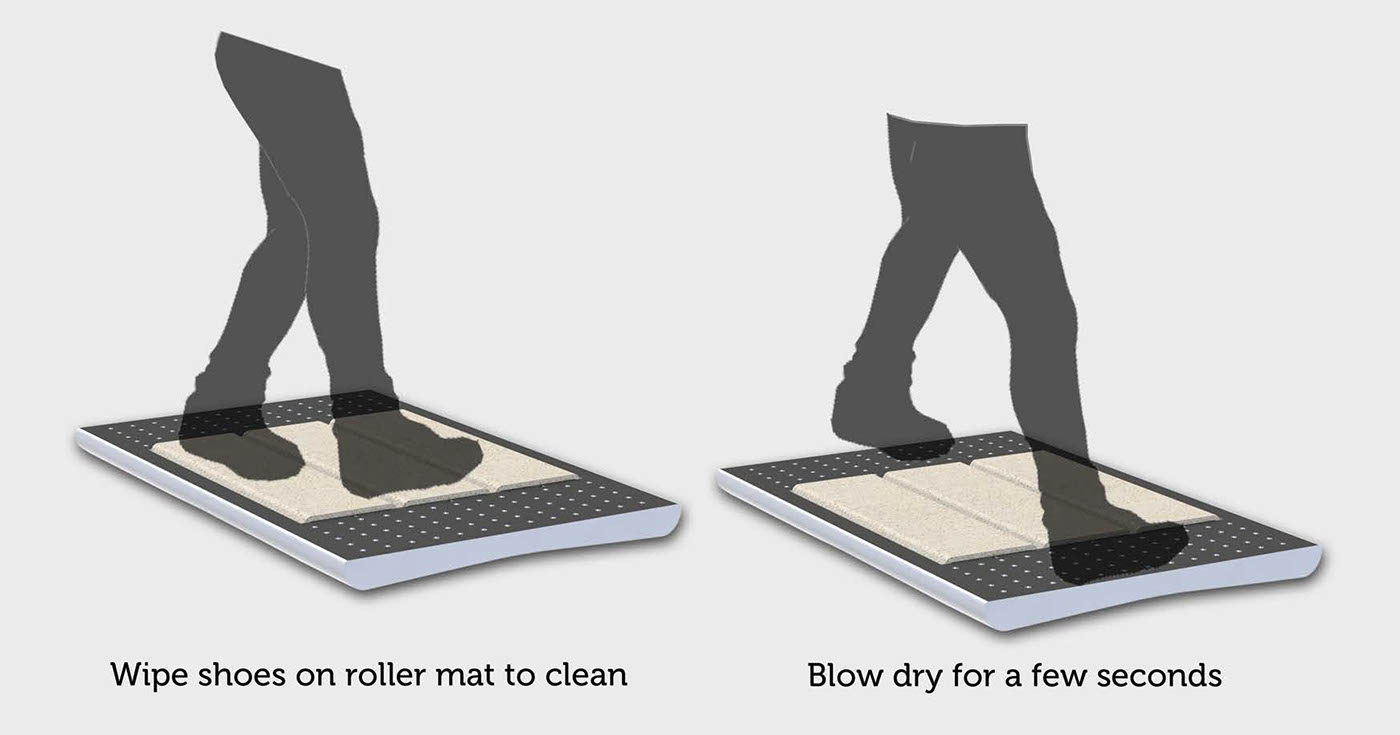 mat dirty entrance shoes clean Efficient Coir rubber wipe