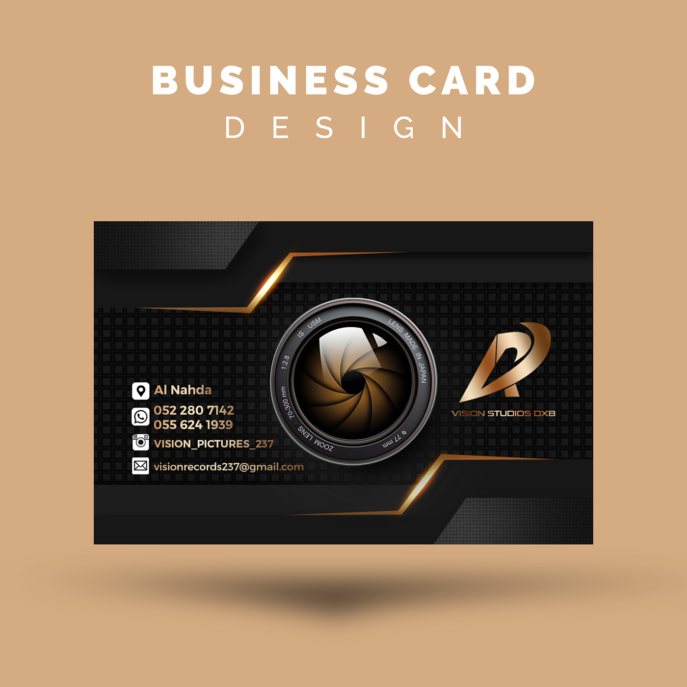 ads artwork Brand Design business card Business card design graphic photoshop
