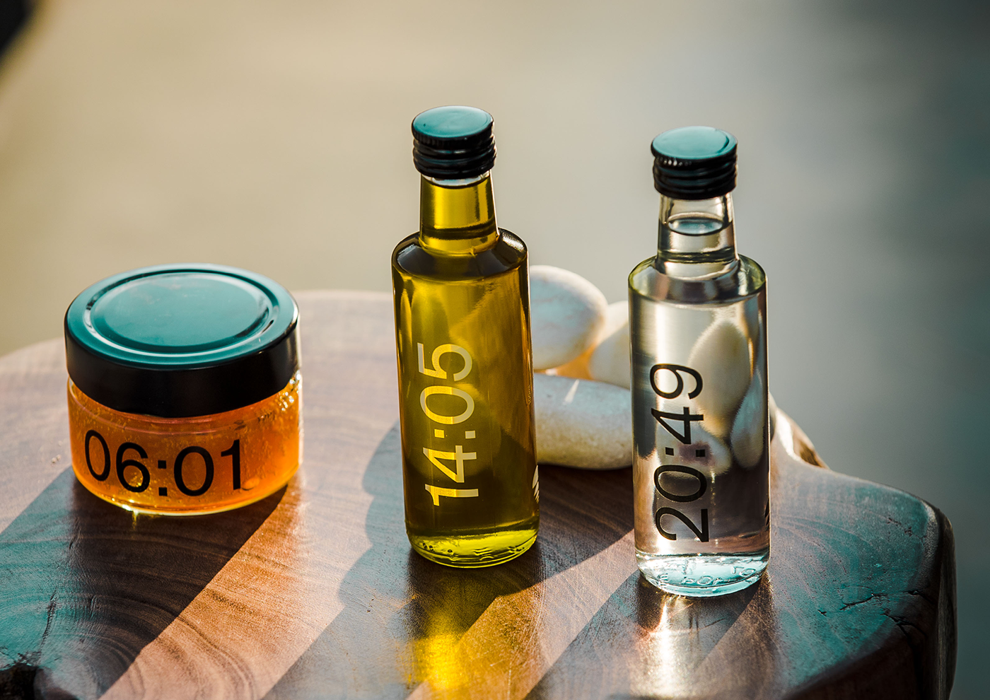sandom Greece Paros welcome kit Olive Oil jam fetanis hotel