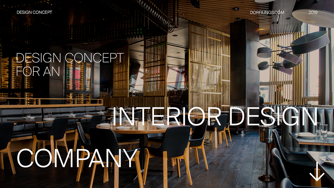 portfolio interior design  architecture typography   Layout grid designer furniture interaction Webdesign