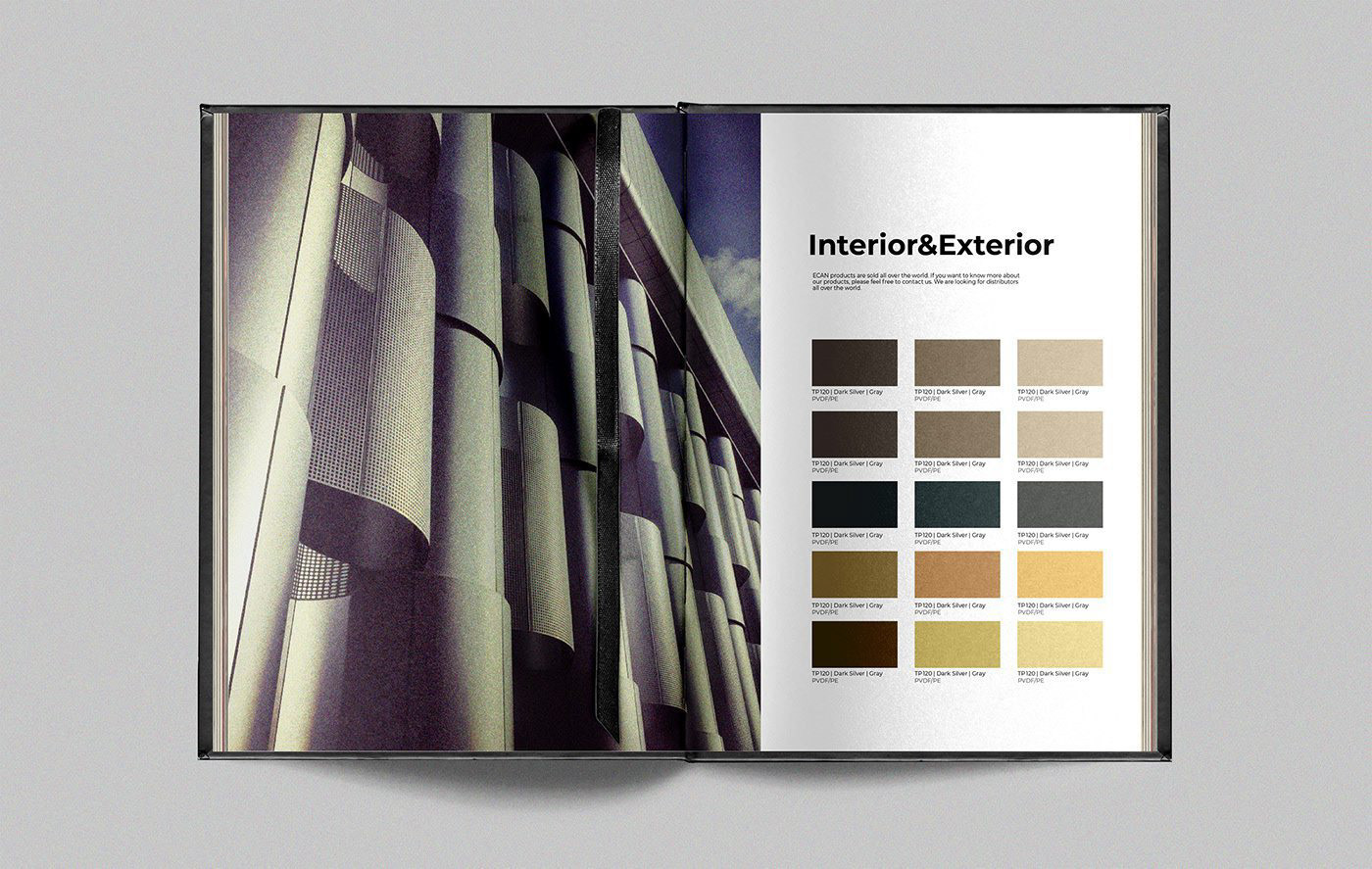 Brand Catalogue Layout print