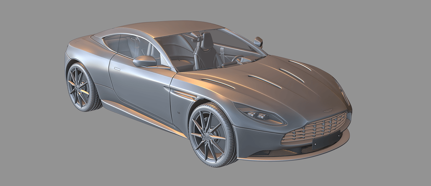 car automotive   3D Render aston martin 3d modeling 3dart blender CGI
