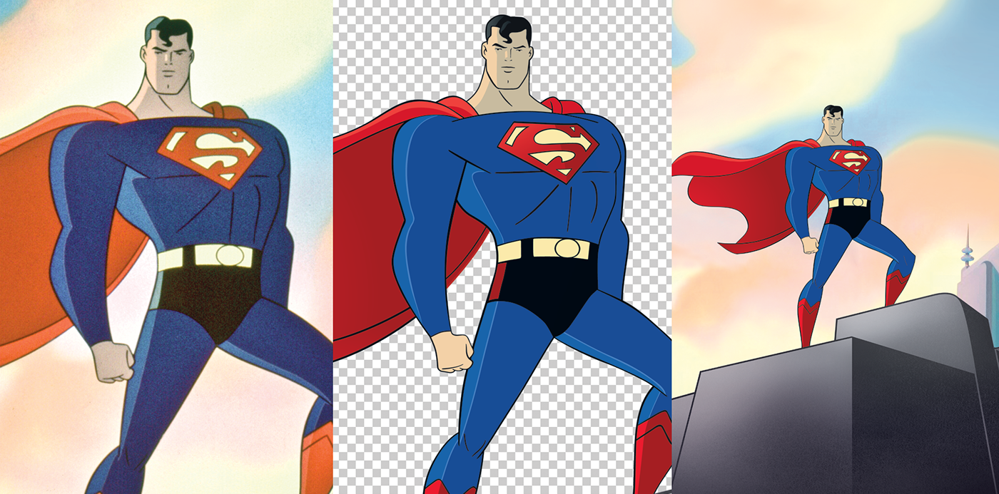 Superman: The Animated Series on Behance