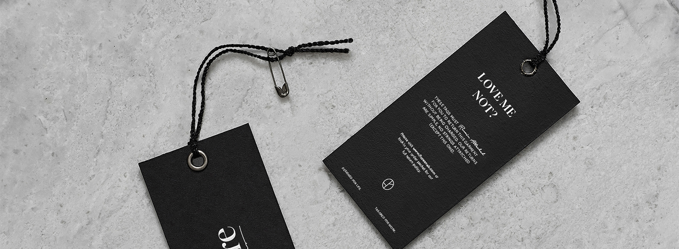 Fashion  women minimal branding  casual black bag business card
