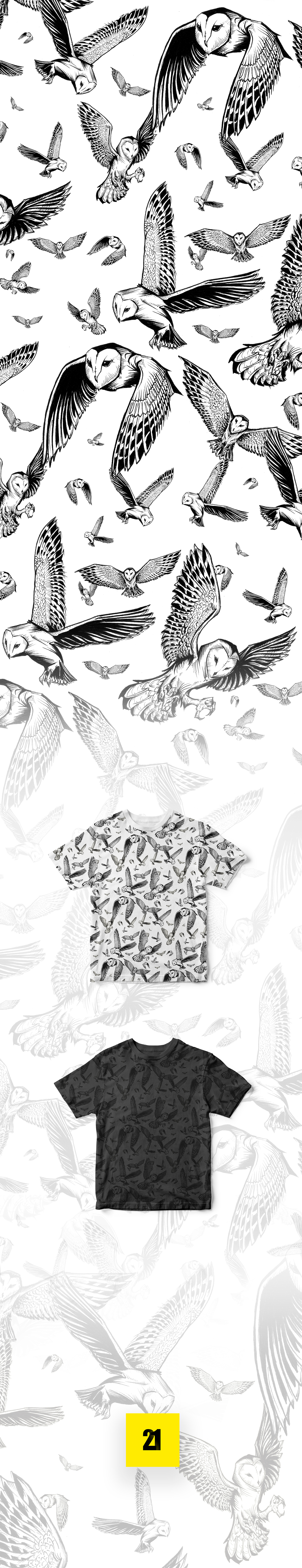 ILLUSTRATION  Patterns owls handmade