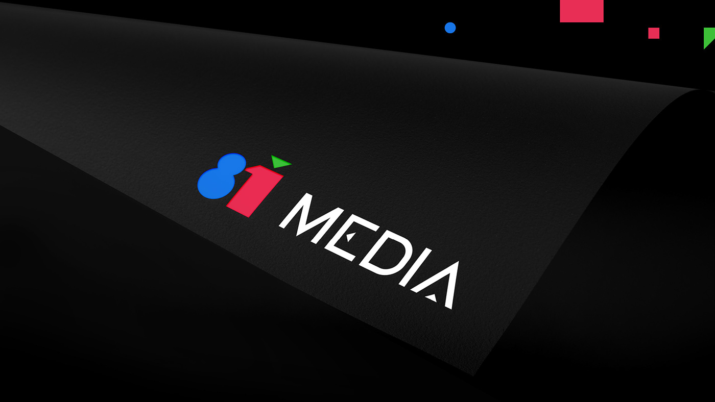brand design identity logo media Production Rebrand RGB simple video