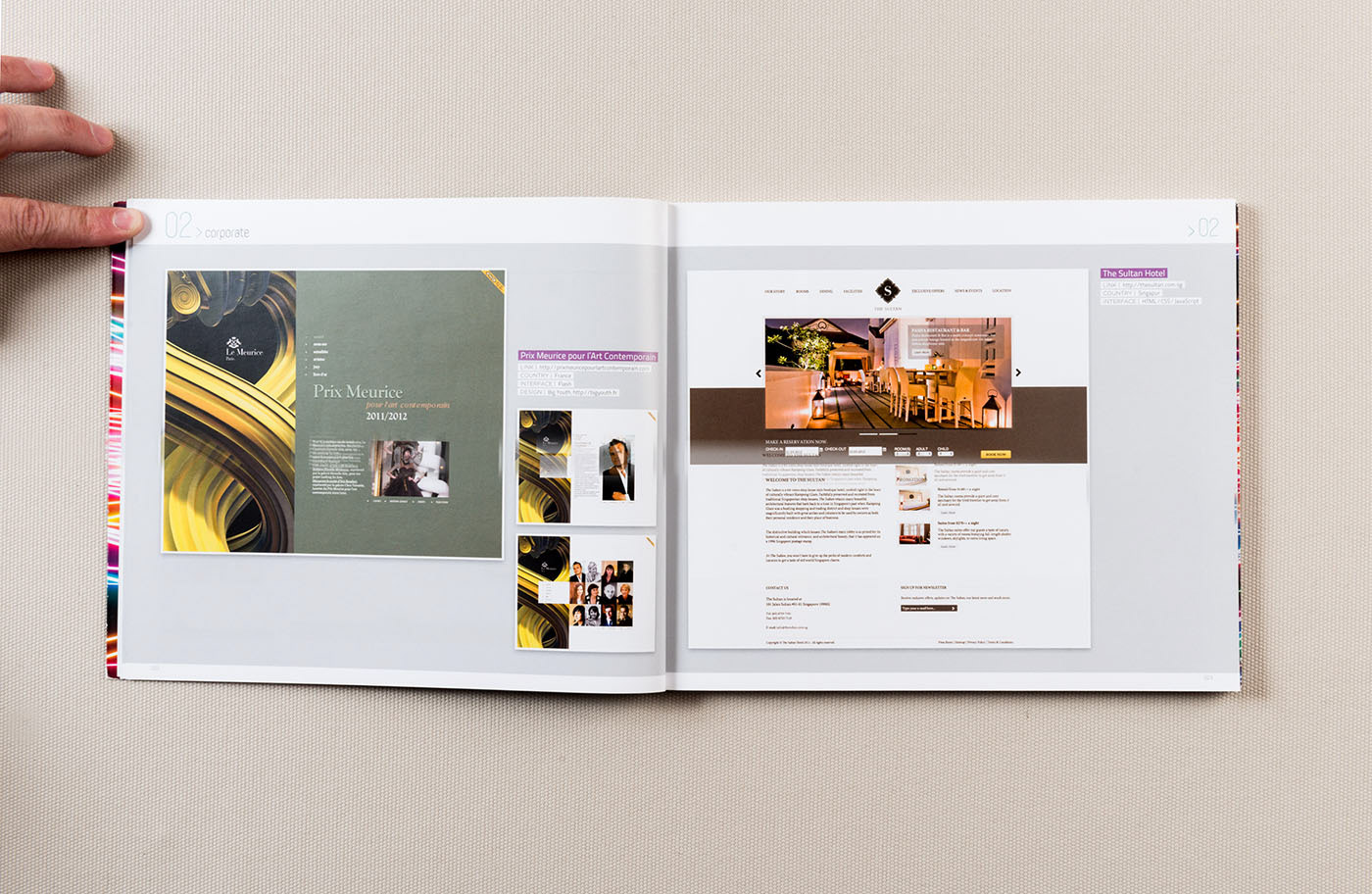 webdesign gallery Webdesign Web design Oracom book artbook book design phaidon