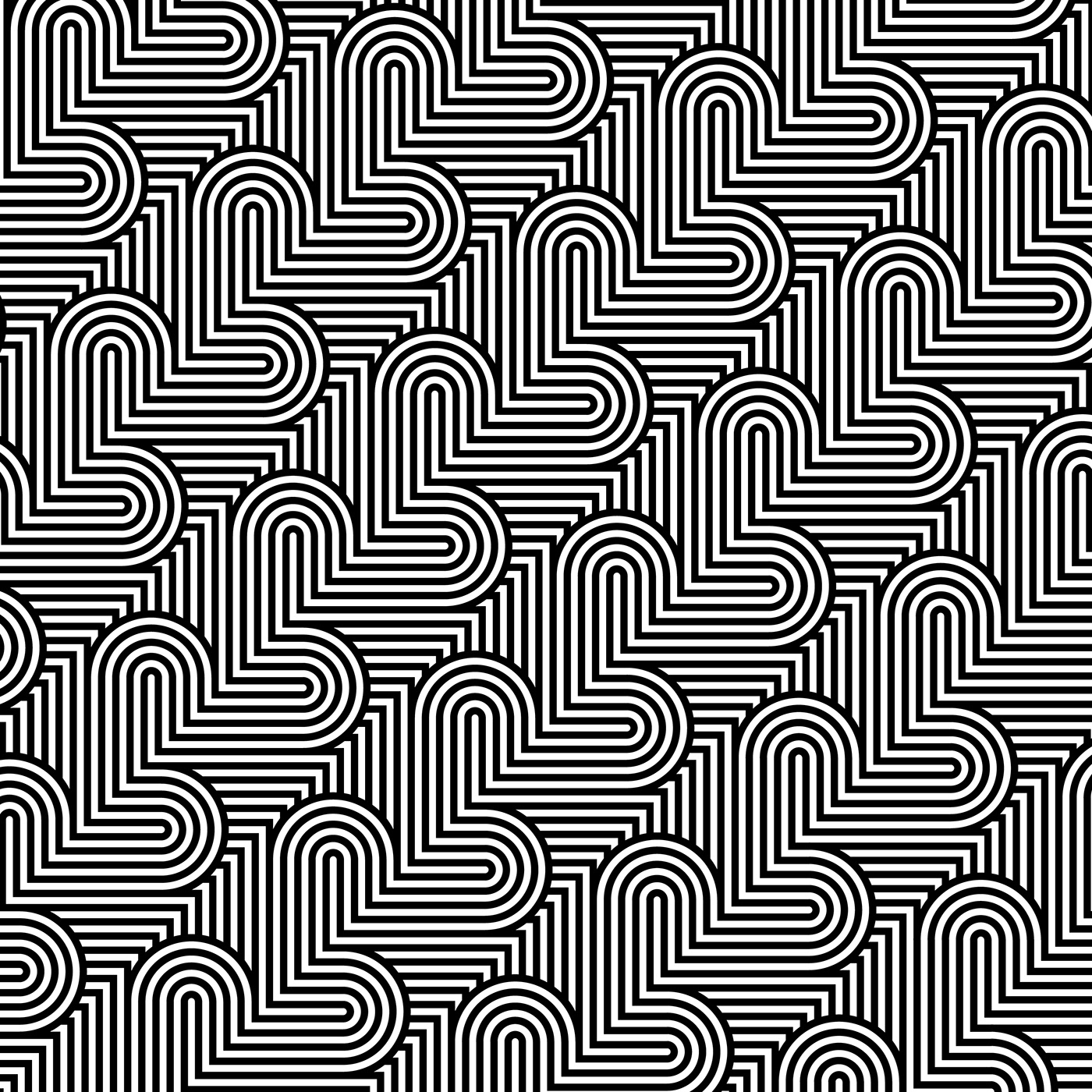 vector black and white lines geometry