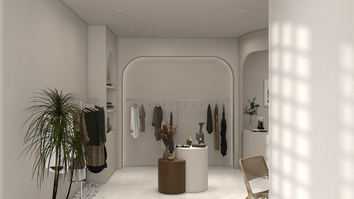 3D architecture clothing store home decor home design homestyler Interior Decoration interior design  Render visualization