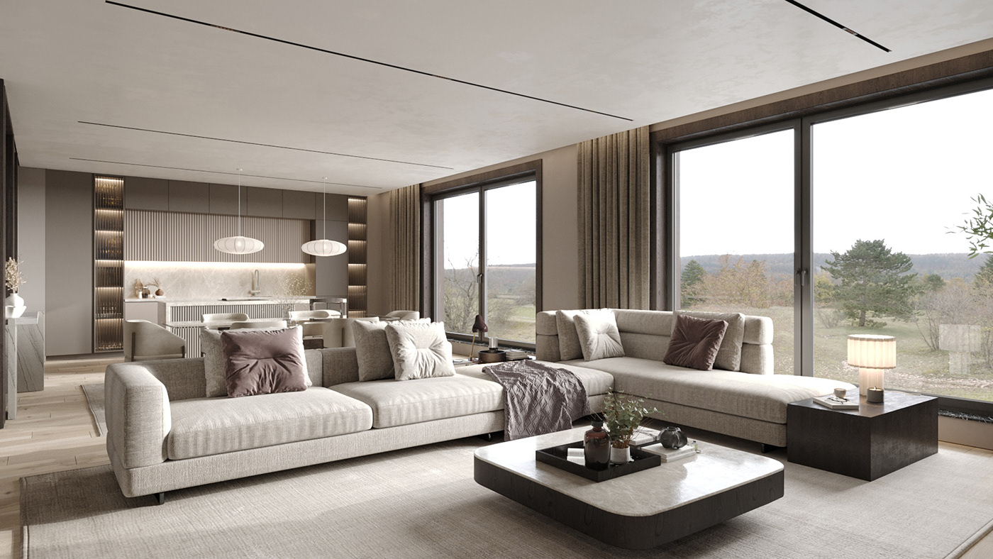 indoor interior design  Render architecture 3D visualization modern 3ds max corona CGI