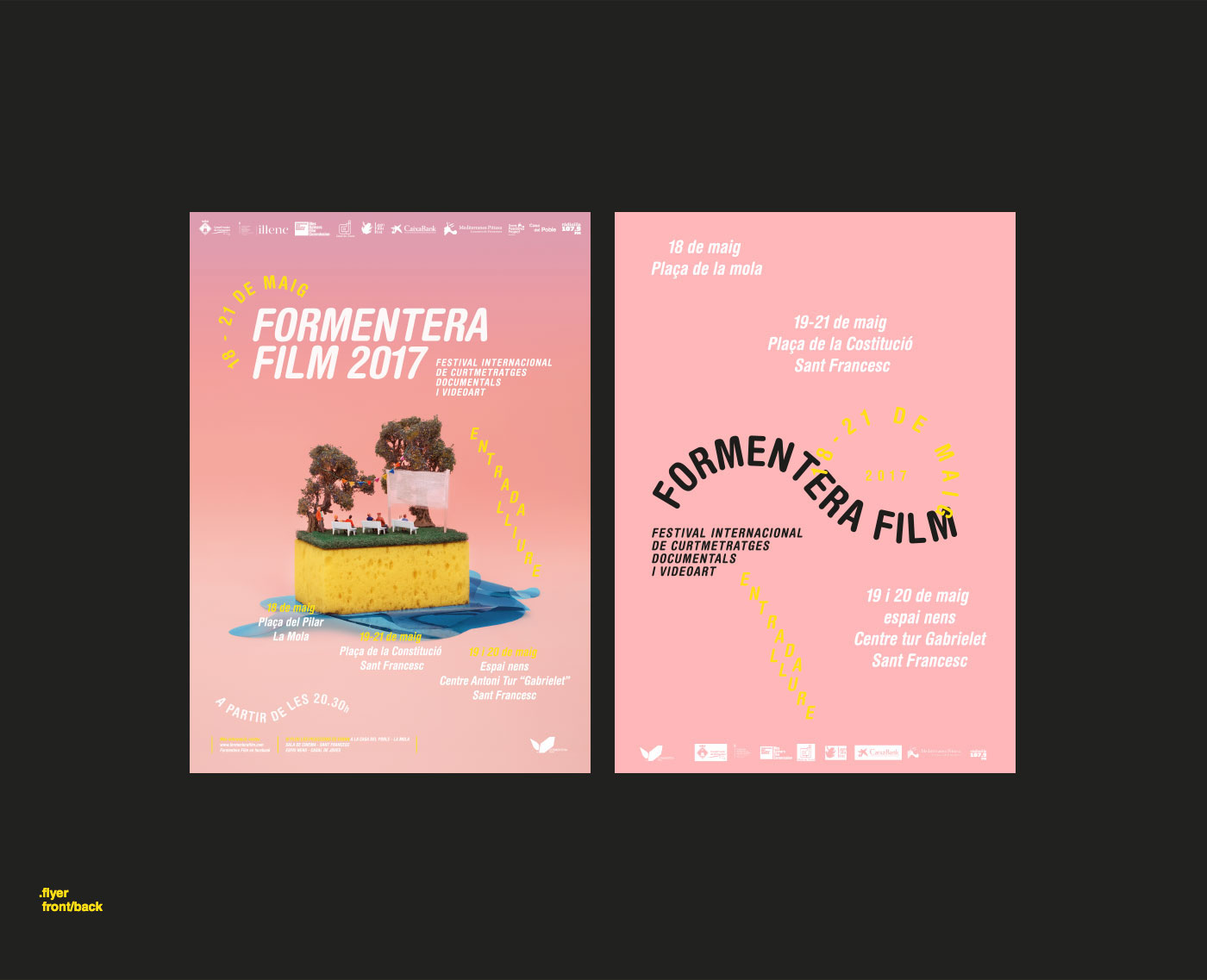 festival formentera Film   movie pink Island Sponge still life poster merchandising