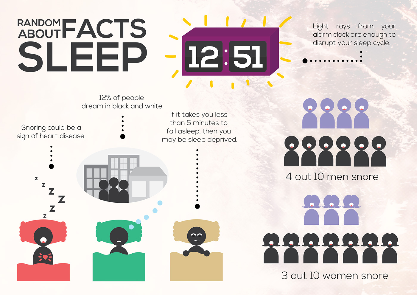 infographics infogrpahic design vector sleep Filinvest Illustrator ILLUSTRATION 