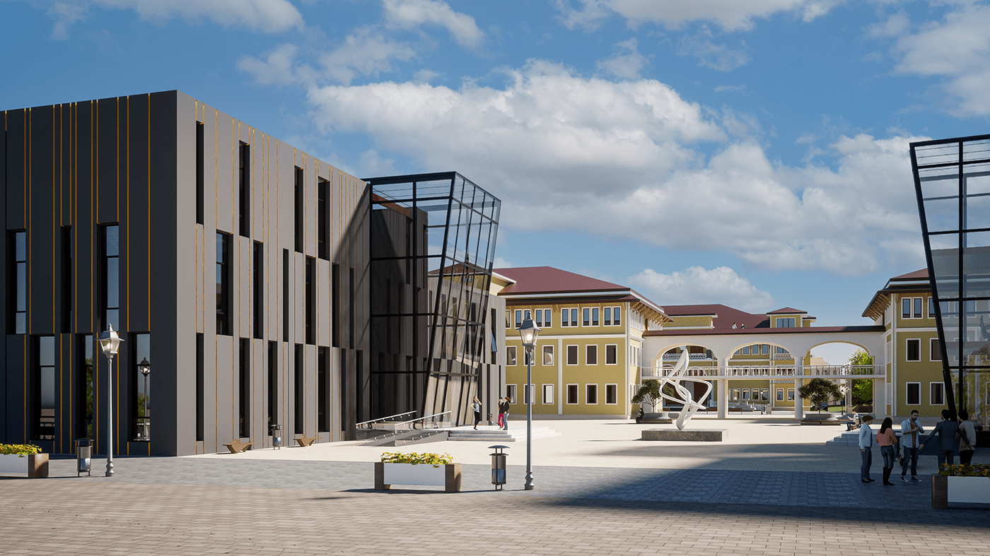 contemporary faculty of architecture School Project macedonia skopje Македонија Скопје architecture building