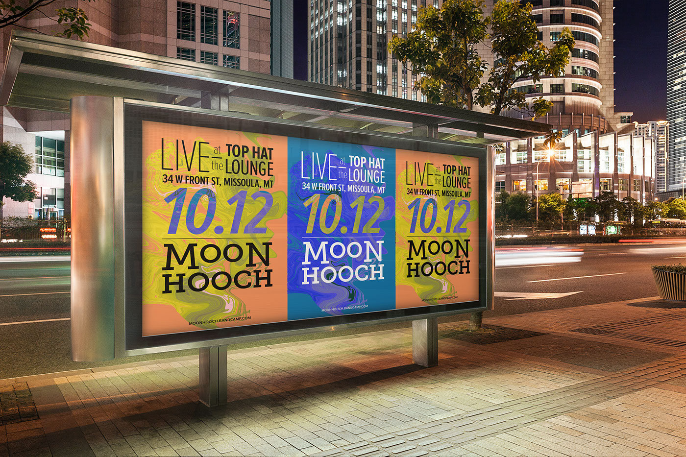 posters jazz moonhooch Webdesign tablet phone band