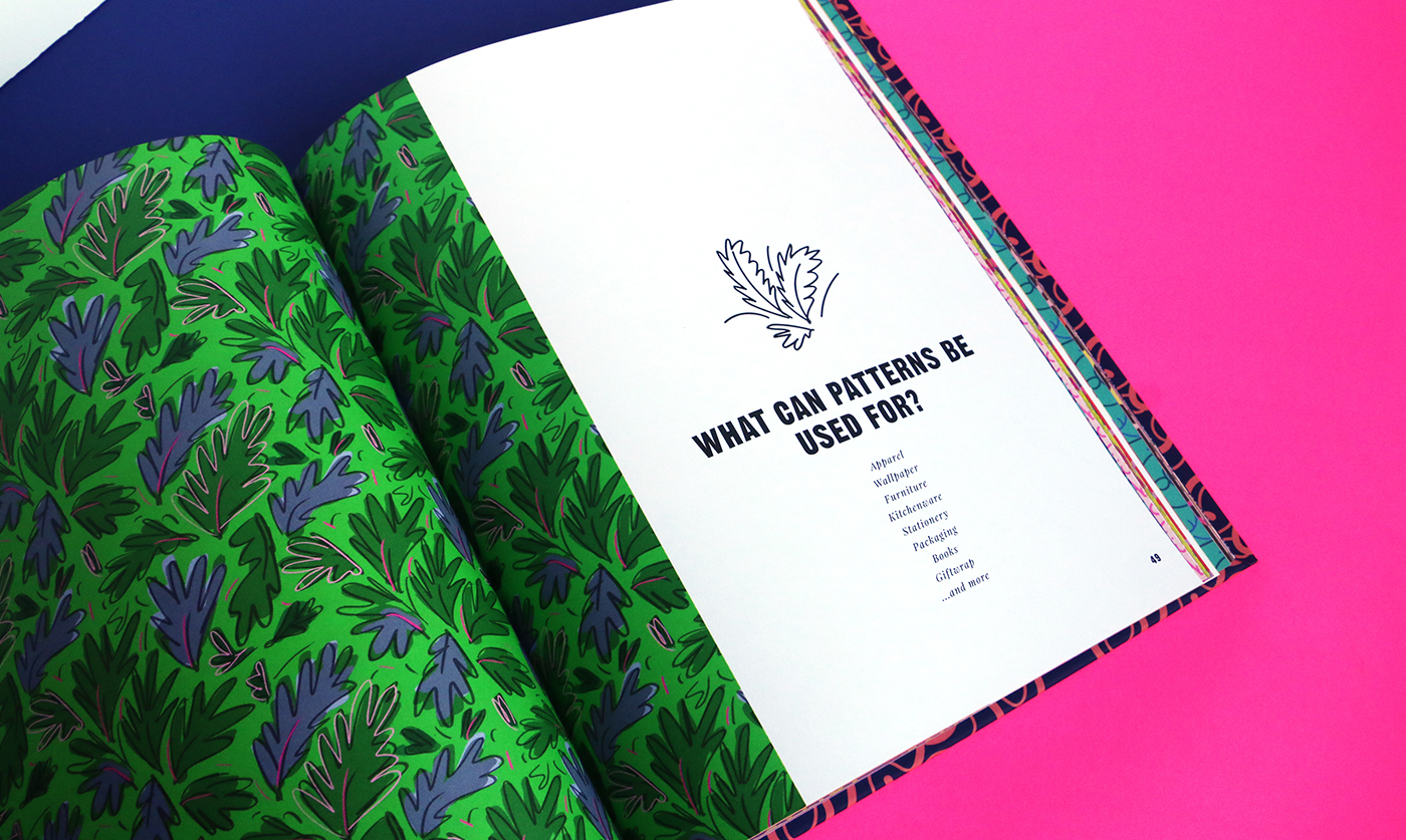 pattern print book ILLUSTRATION  color bold Fun textile fabric inspiration