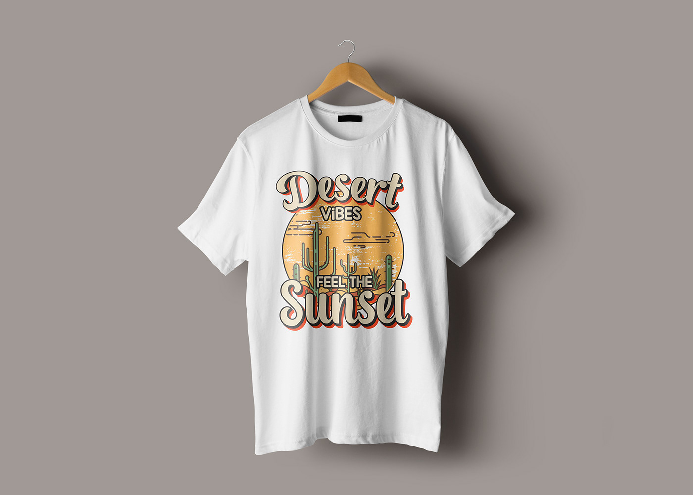 T Shirt t shirt design graphic tees desert cactus apparel streetwear custom design tsrahima066 cactus illustration