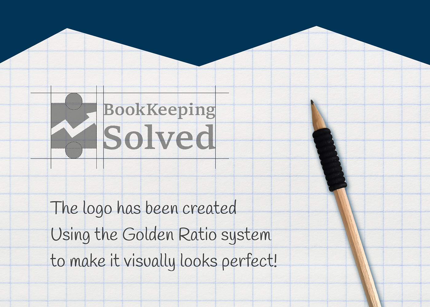 Visual Brand Identity Logo Design Bookkeeping blue orange logo Visual Communication Creativity finance identity