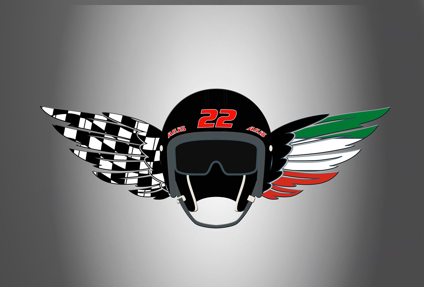 Racing race motor race Bike Illustrator