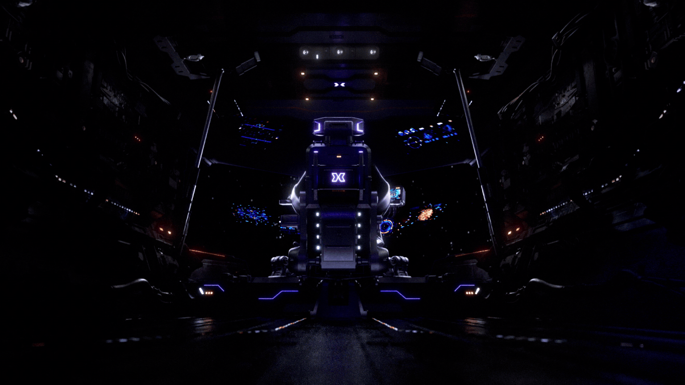 3D car Character cinema4d octane rigging spaceship ssd vfx