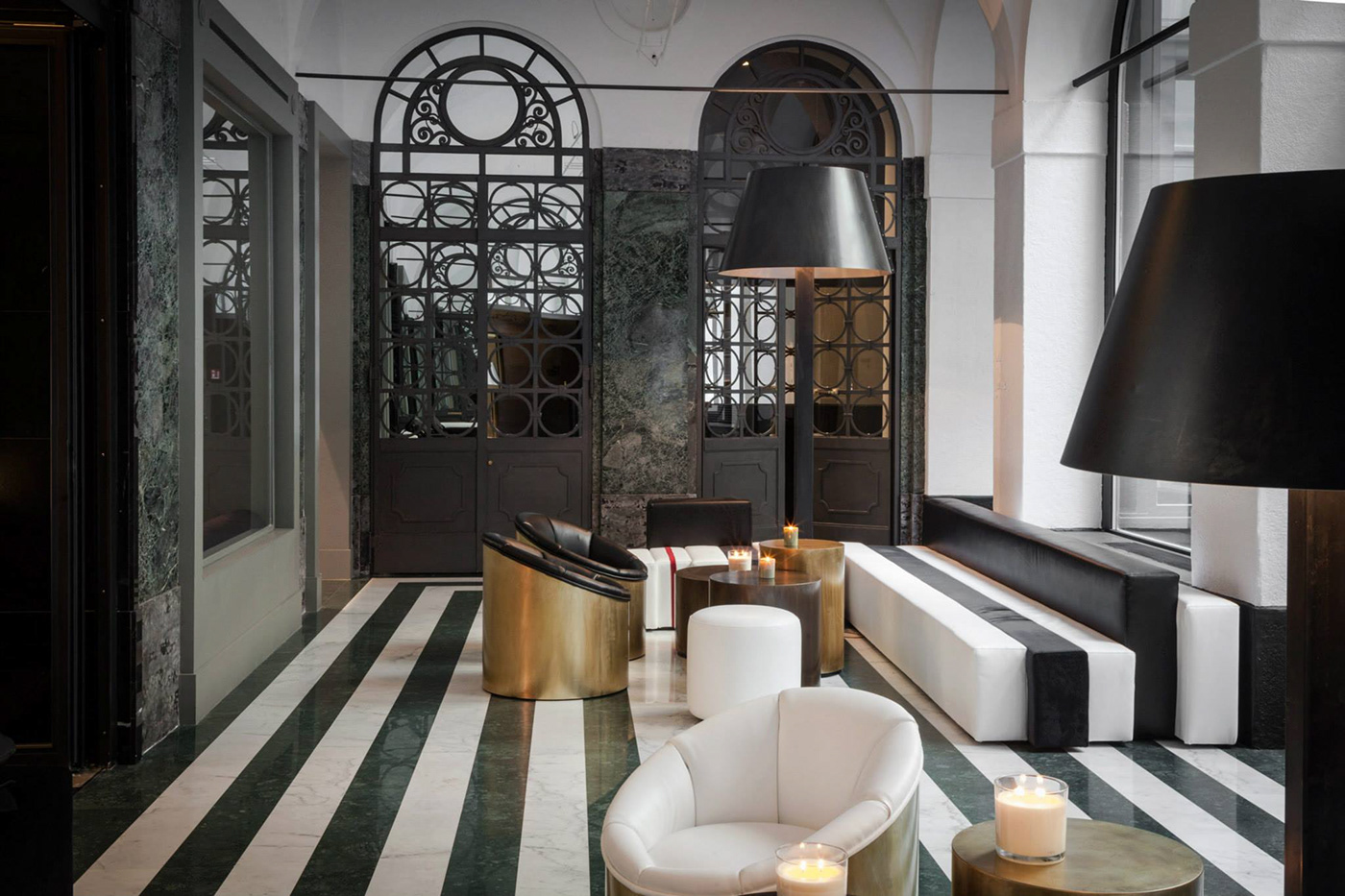 hotel Flowers luxury milan Italy inspiration illo Style design