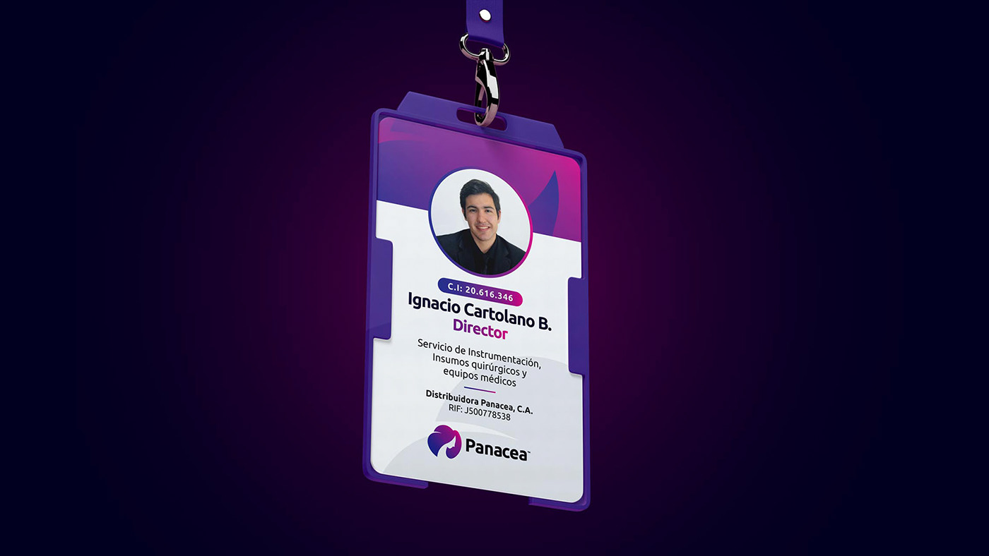 branding  gradient Health identity instagram logo medical pink purple social media