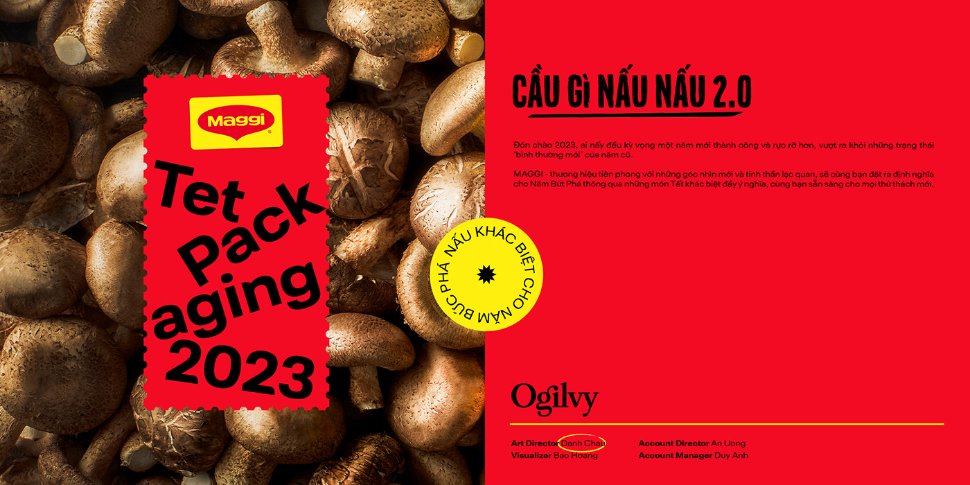 advertisement Advertising  cooking ILLUSTRATION  Maggi Packaging packaging design tet