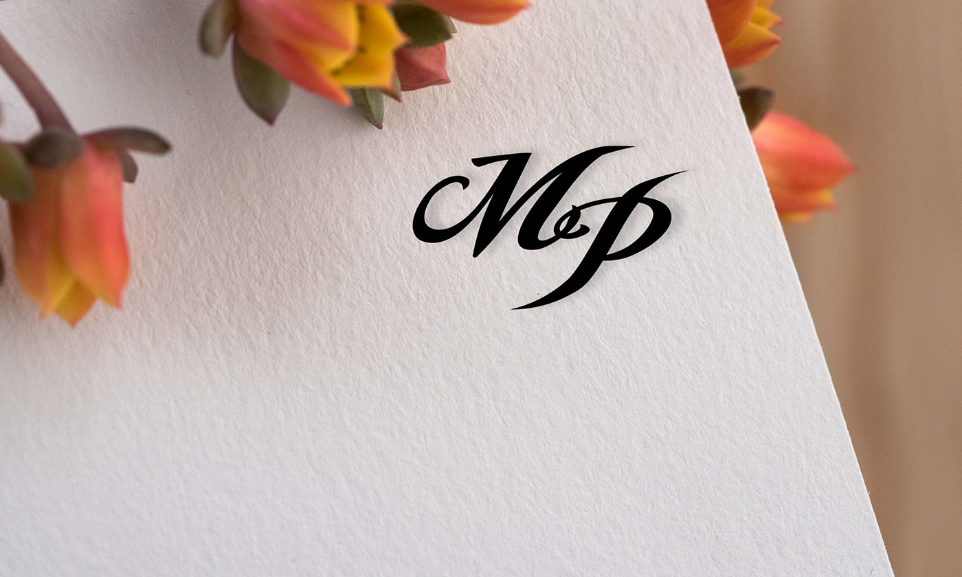 logo manuscrit lettres MP PM