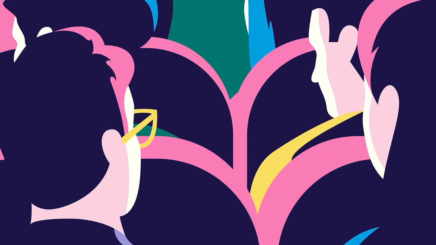 ILLUSTRATION visual comunication festival festival identity film festival typography estudio santa rita