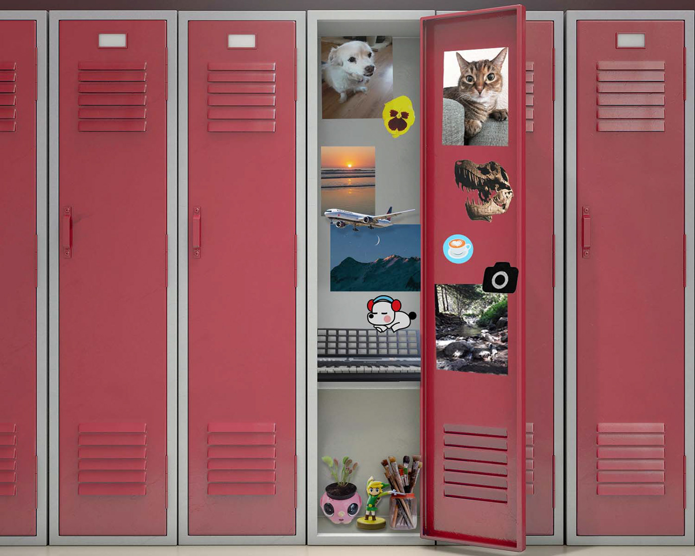 about me collage locker Project