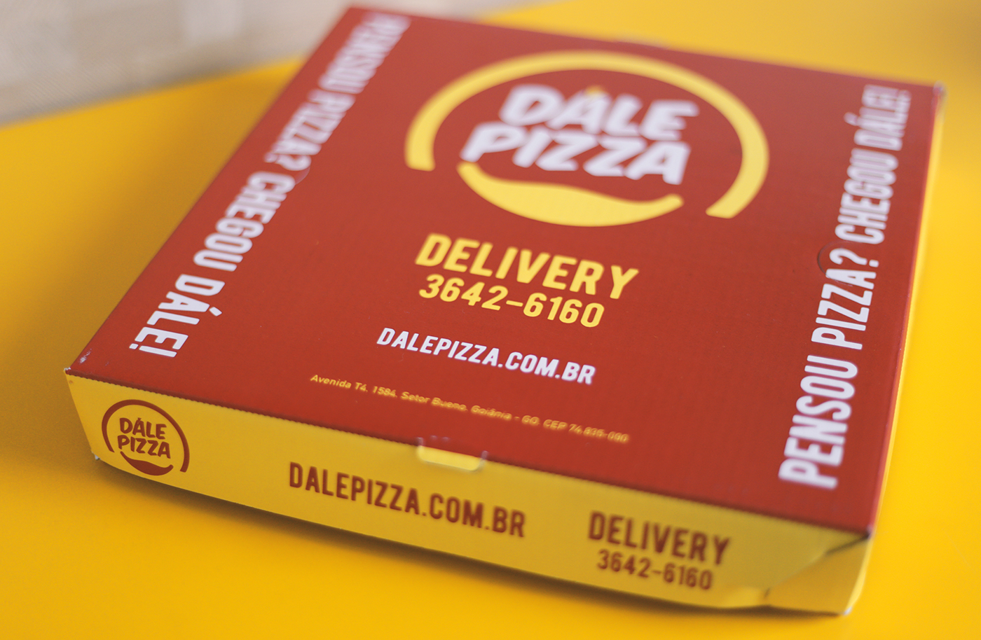 Pizza pizzaria naming marca estudo posicionamento PDV Inauguração. brand Dále Pizza Marca Pizza alimento identidade visual