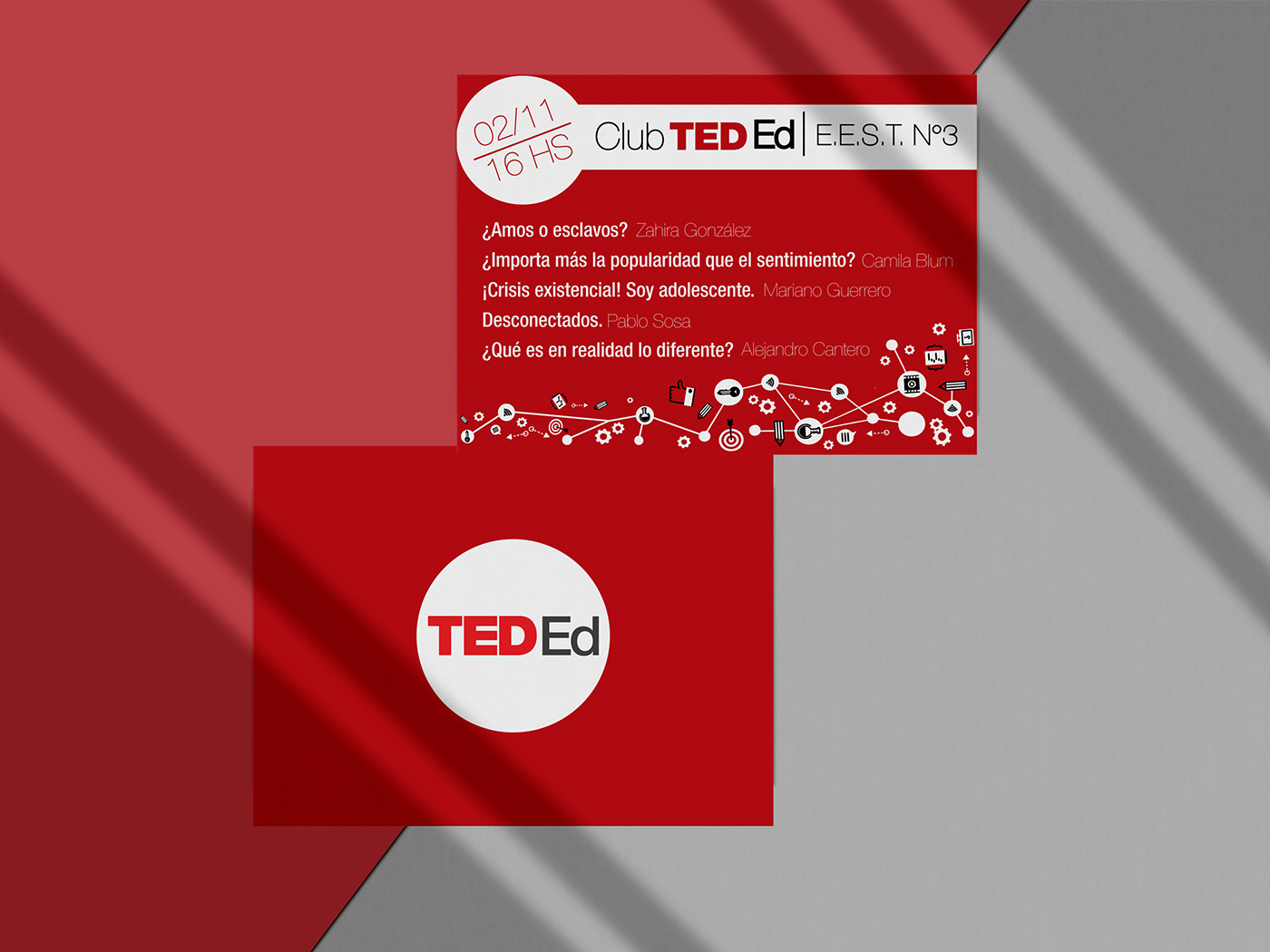 card clubted Papeleria tarjeta TED TedEd