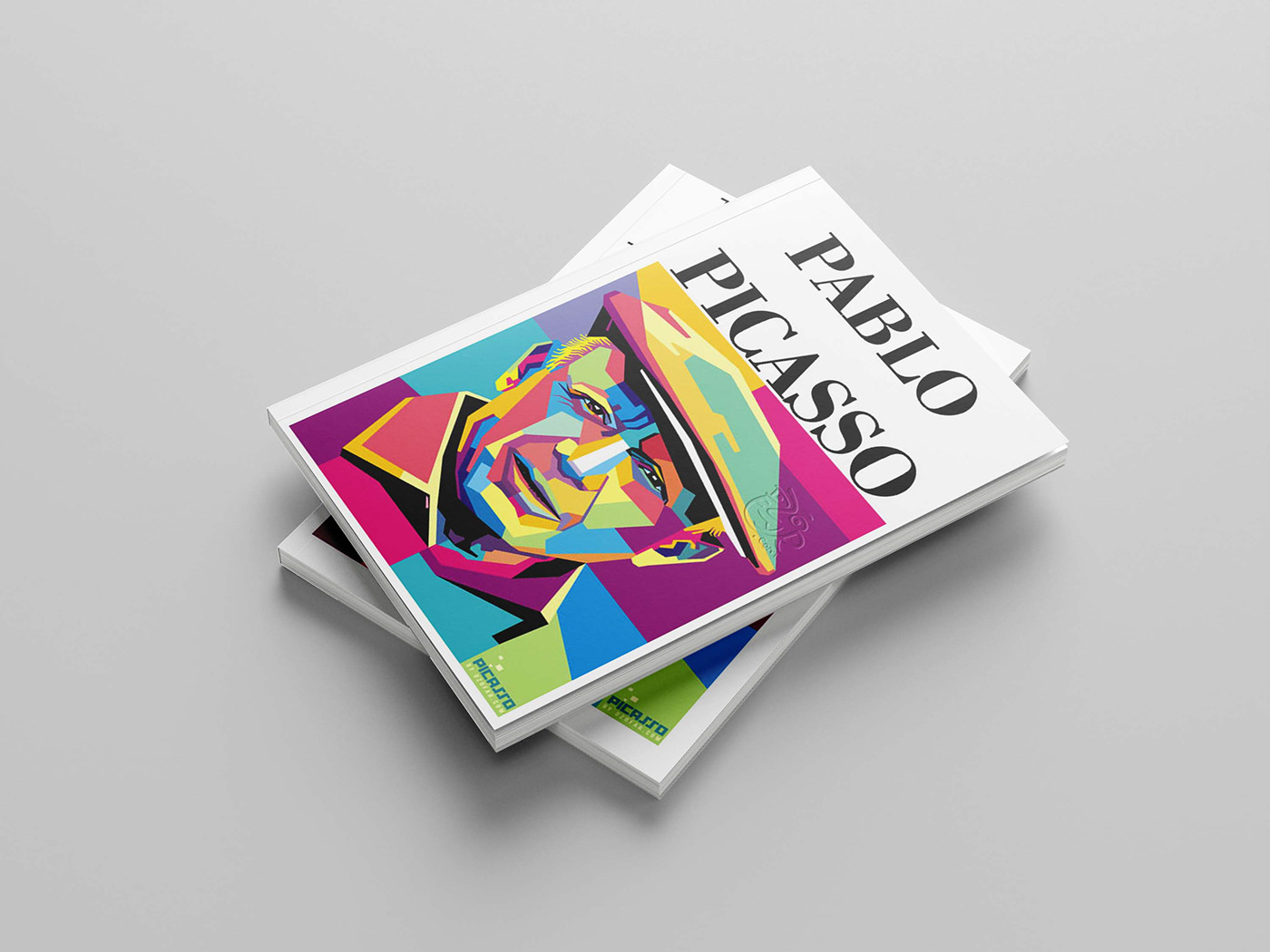 book design InDesign logo magazine print art pablo pablo picasso