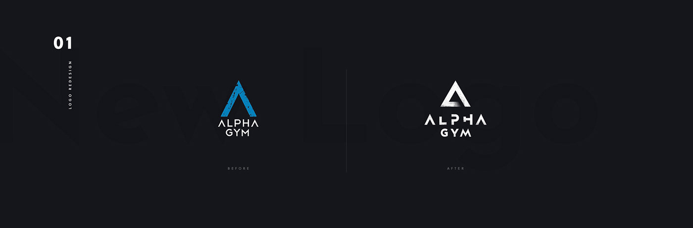Crossfit gym sport logo identity branding  dark Web design corporate