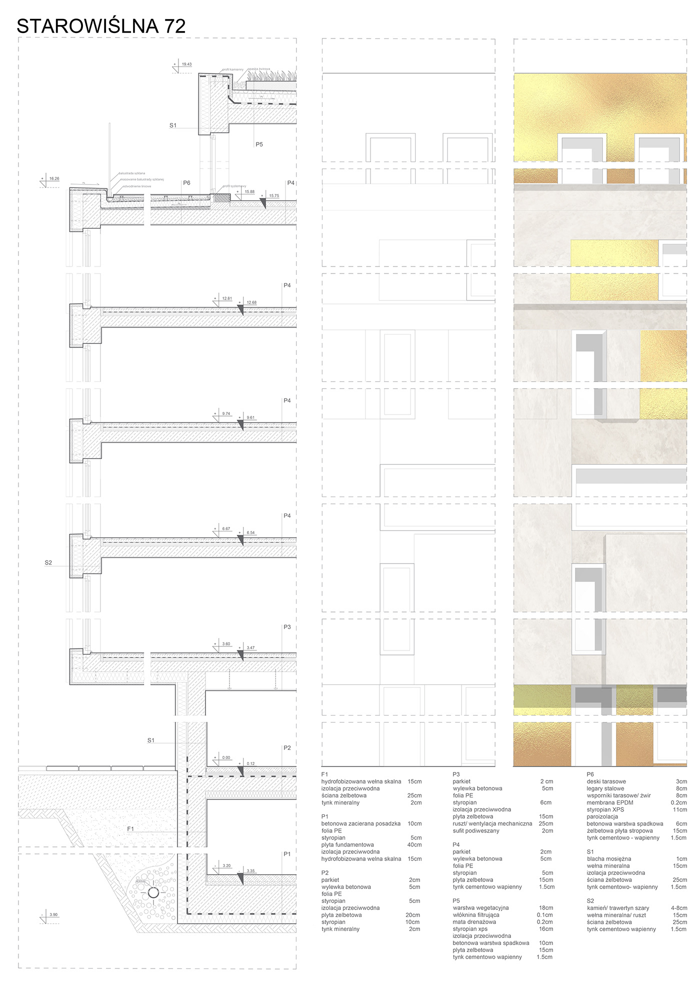 architecture modern tenement house visualizations semester project