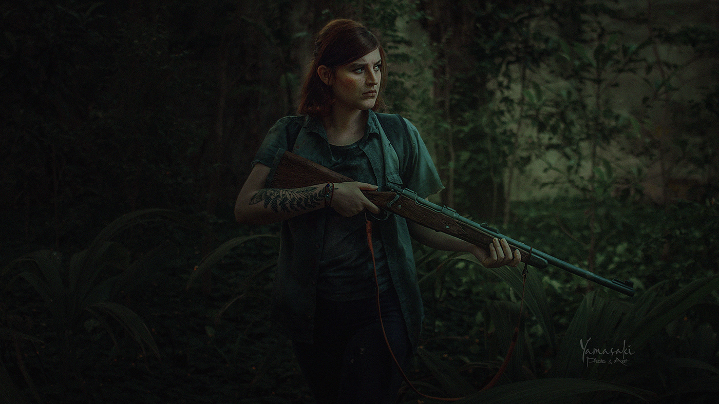 35mm Cosplay fanart forest Gun Nikon photographer portrait The Last of Us woman
