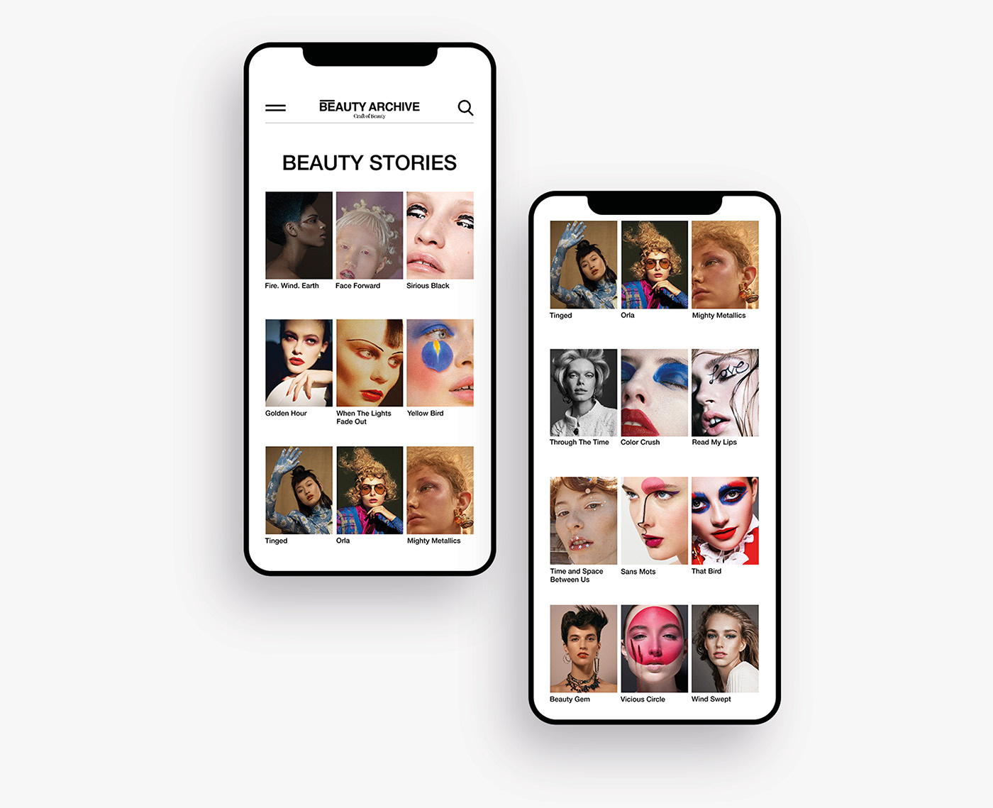 beauty branding  Digital Magazine editorial Fashion  fotography mobile RESTYLING UI/UX Web
