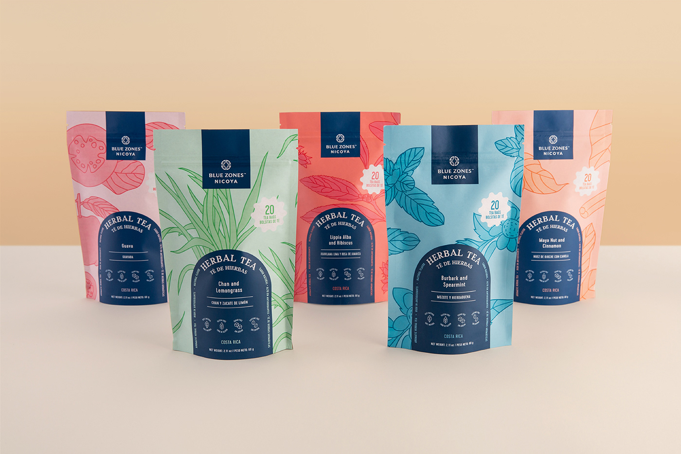Brand Design herbal tea ILLUSTRATION  package Packaging tea Tea Packaging branding  design graphic