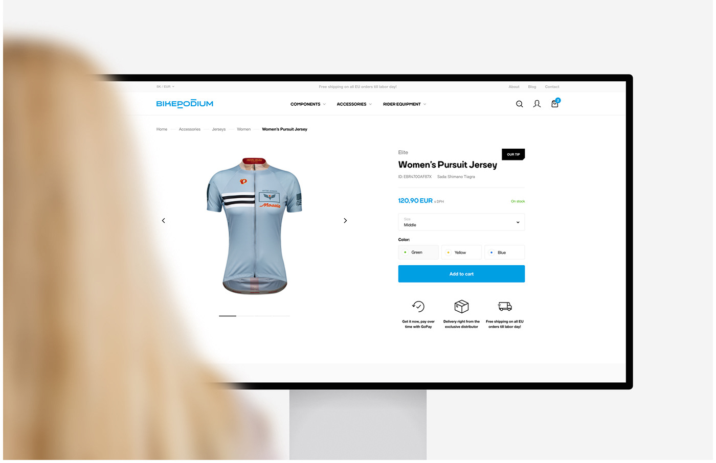 eCommerce product detail