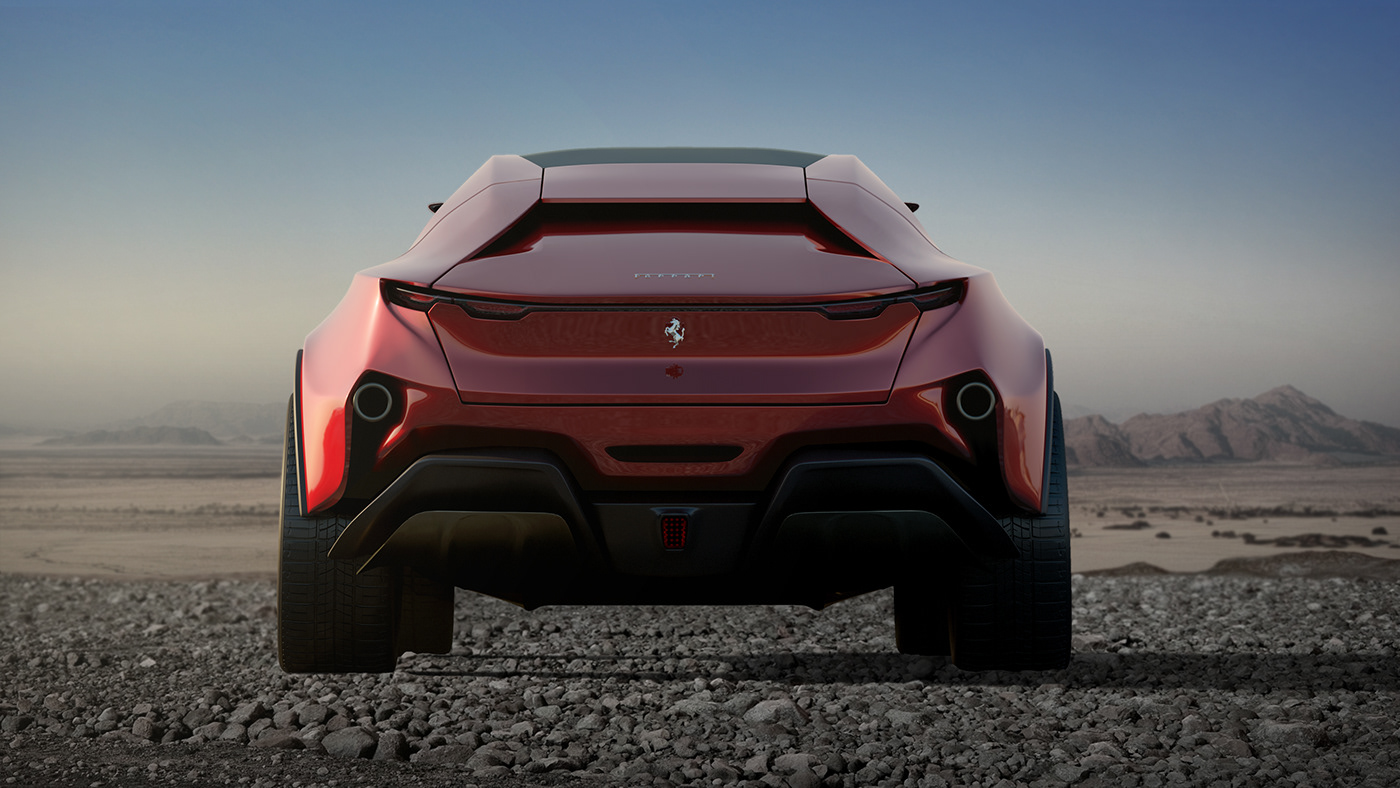 car car design design FERRARI ferrari crossover Ferrari offroad Ferrari purosangue ferrari SUV PUROSANGUE simoom