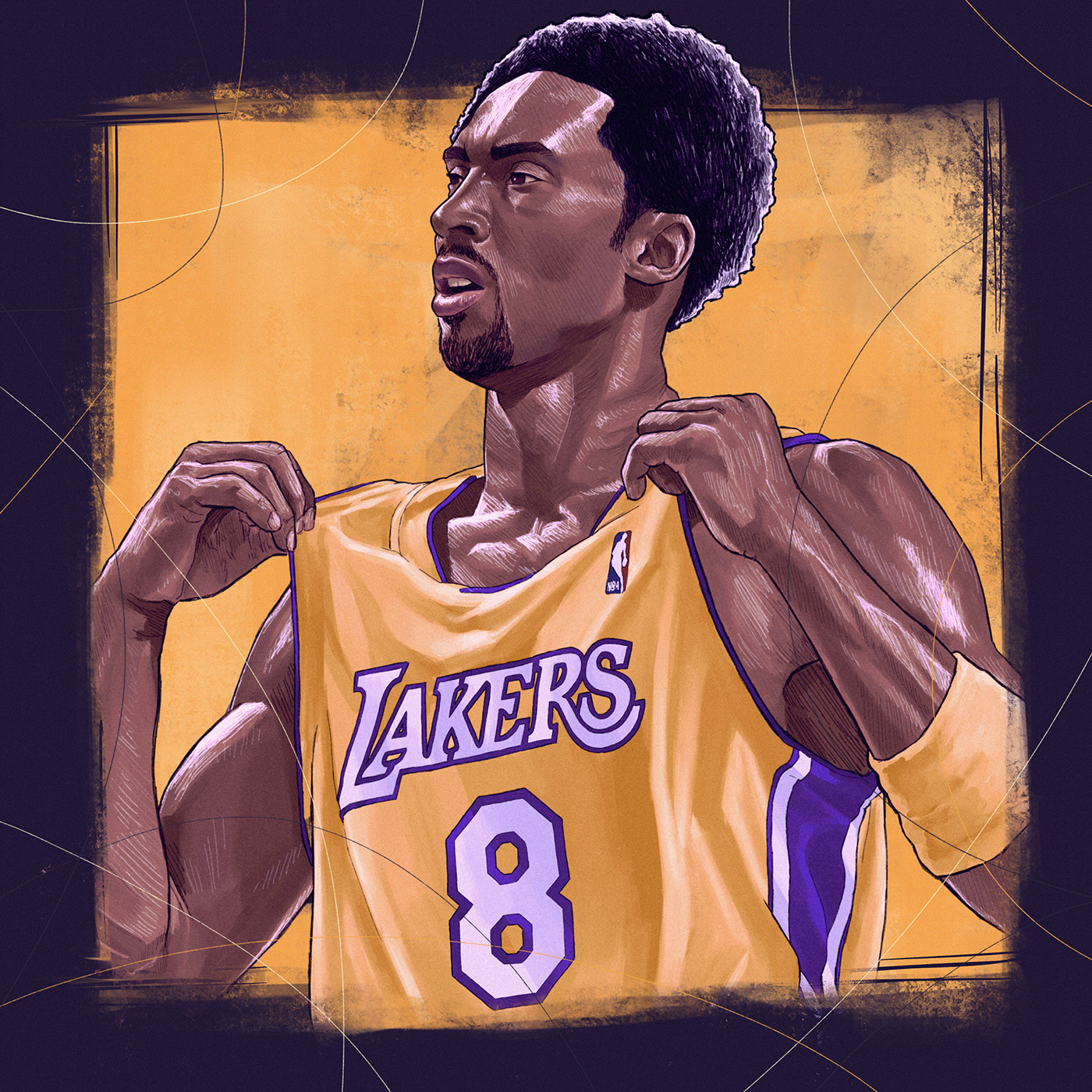 brand identity basketball NBA Sports Design sports illustration ILLUSTRATION  sports graphics ESPN Sports Broadcast sketch