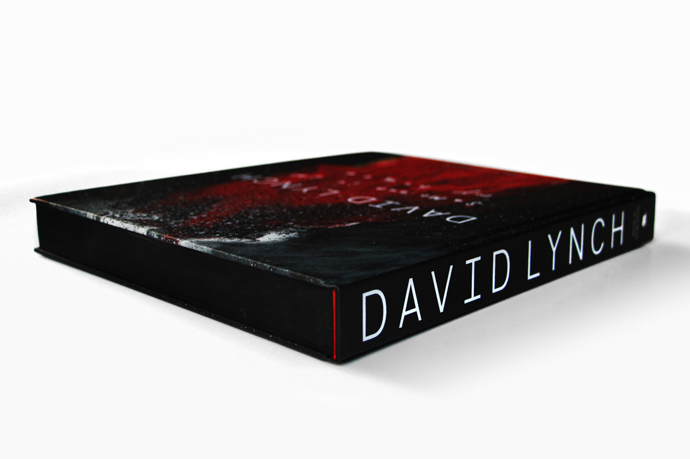 David Lynch book design editorial art book STUDIO DAVID LYNCH cover design black exhibition catalogue Paintings