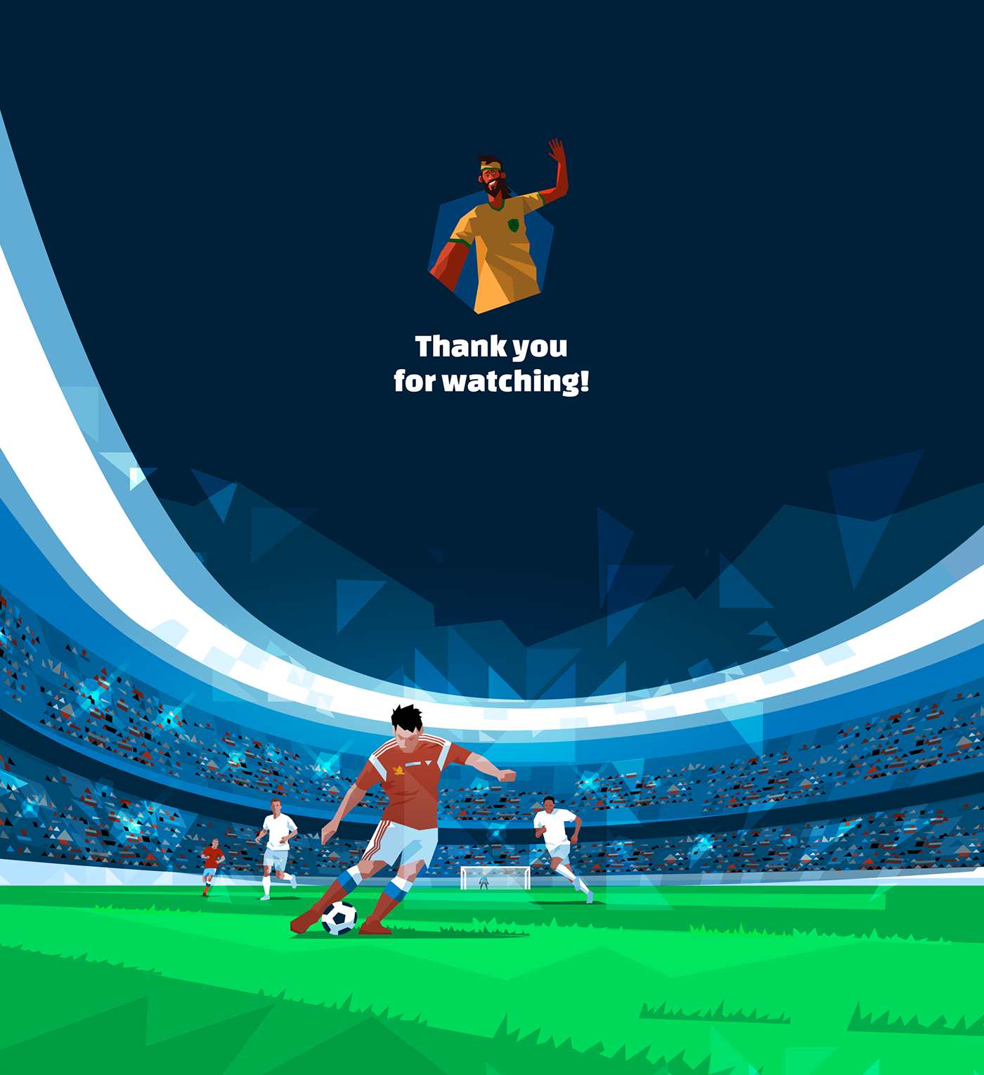 infographics FIFA world cup motion 2D football Russia video animation  soccer