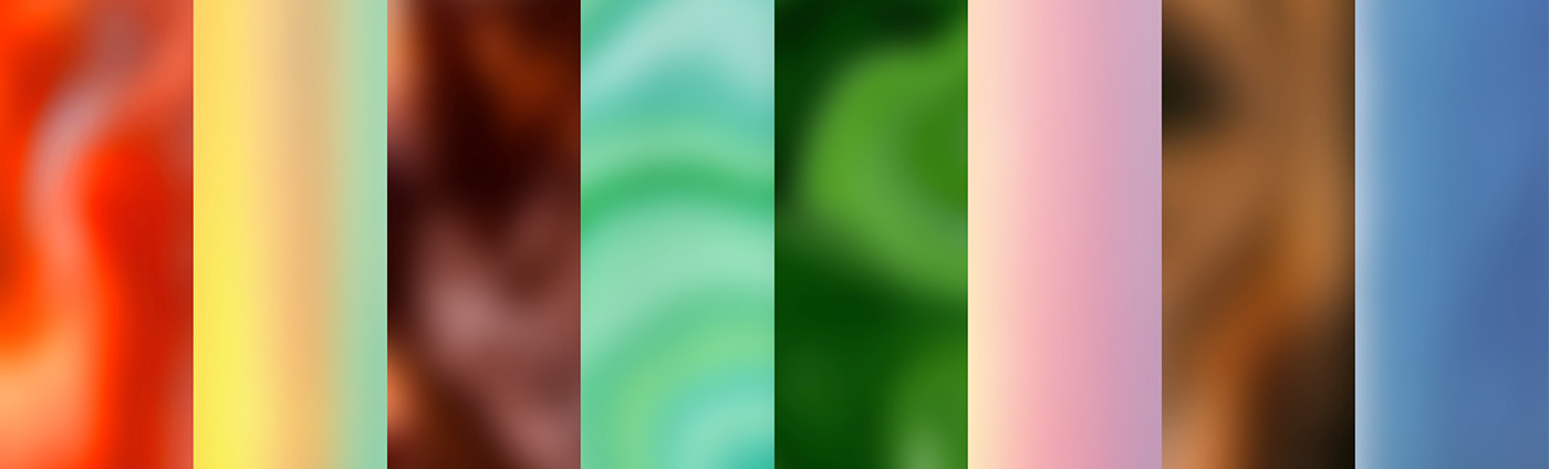 Selection of gradients for the background on the label