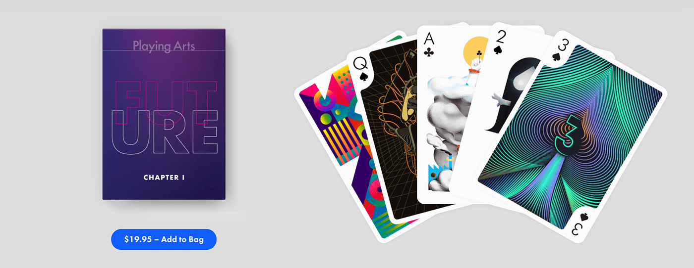 artwork colour Digital Art  gradient graphic design  ILLUSTRATION  lines playing arts Playing Cards PlayingArts