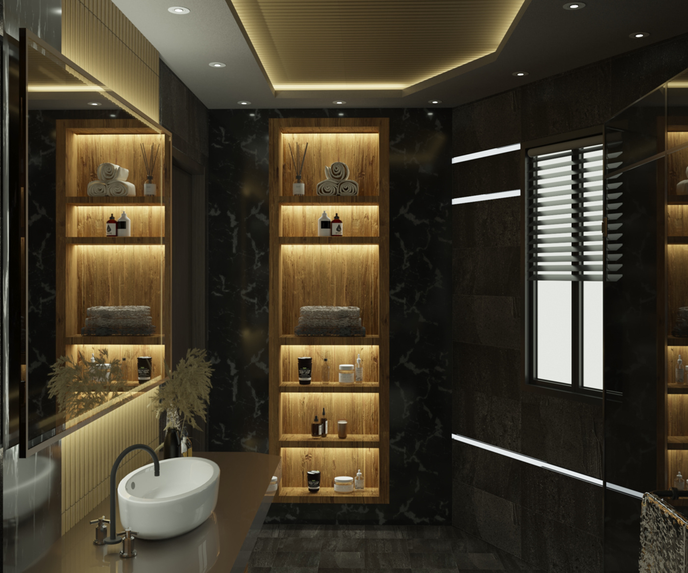 design bathroom Interior visualization 3ds max corona architecture AutoCAD Render