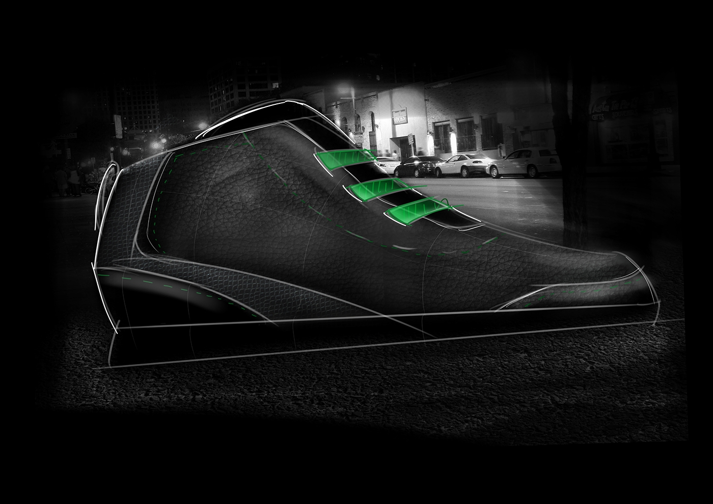 industrial design  product design  shoe design environmental Tire waste sketching design Startup product green