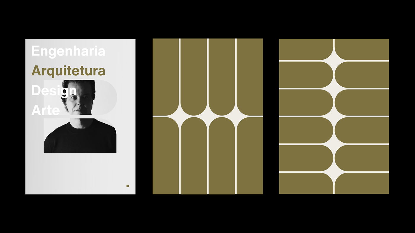 ARQUITETURA brand identity branding  logo Logo Design monogram pattern rebranding redesign visual identity
